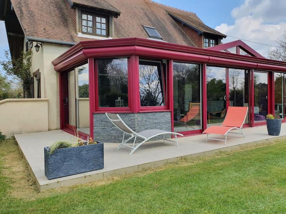 La Mare Aux Chevres Villa Reux Ngoại thất bức ảnh